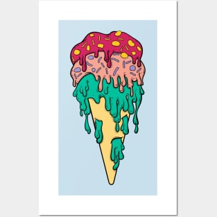 Ice cream Posters and Art